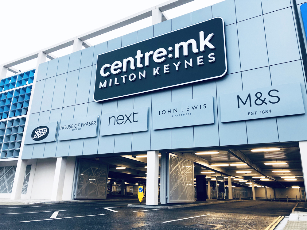 Centre:MK parking entrance